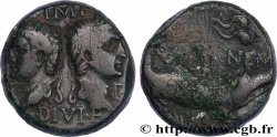 NEMAUSUS - NÎMES - AUGUSTE et AGRIPPA Dupondius COL NEM (as)