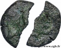 NEMAUSUS - NÎMES Dupondius COL NEM (as), coupé en deux