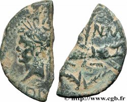 NEMAUSUS - NÎMES Dupondius COL NEM (as), coupé en deux