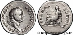 VESPASIAN Denier AU/XF