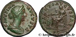 FAUSTINA MINOR Sesterce XF