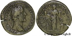 ANTONINUS PIUS Sesterce VF