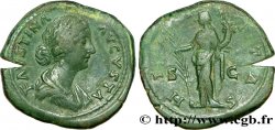 FAUSTINE JEUNE Sesterce TTB/TB+