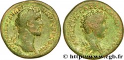 ANTONINUS PIUS and MARCUS AURELIUS Sesterce VF