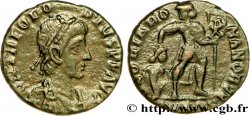 THÉODOSE Ier Nummus, (PB, Æ 3) TTB+