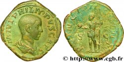 PHILIPPUS II Sesterce AU/VF