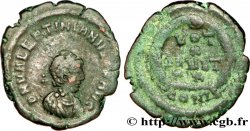 VALENTINIEN II Nummus, (PBQ, Æ 4) TTB