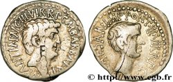 ANTONIUS and OCTAVIAN Denier