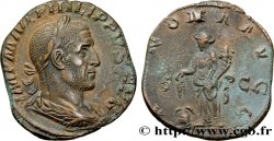 PHILIPPE Ier L&nbsp;ARABE Sesterce TTB+