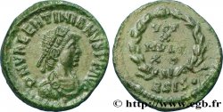 VALENTINIEN II Nummus, (PBQ, Æ 4)