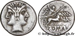 RÉPUBLIQUE ROMAINE - ANONYMES Didrachme ou quadrigatus TTB