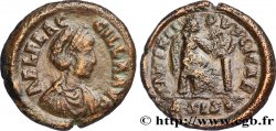 AELIA FLACCILLA Nummus, (PBQ, Æ 4) TTB+
