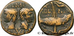 AUGUSTE et AGRIPPA Dupondius COL NEM (as)