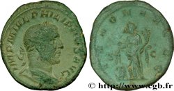 PHILIPPUS I. ARABS Sesterce fVZ