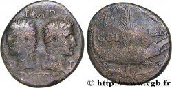 NEMAUSUS - NÎMES - AUGUSTE et AGRIPPA Dupondius
