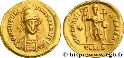 THÉODOSE II Solidus SUP/TTB+