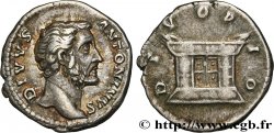 DIVUS ANTONINUS PIUS Denier AU