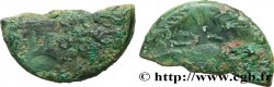 NEMAUSUS - NIMES - AUGUSTUS und AGRIPPA Dupondius NEM COL - coupé en deux