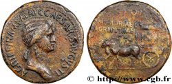 AGRIPPINA MADRE Sesterce q.BB