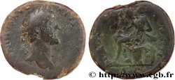 ANTONIN LE PIEUX Sesterce TB+/TB
