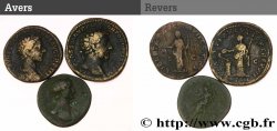 LOTES Lots de 3 bronzes des Antonin