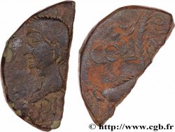 NEMAUSUS - NÎMES - AUGUSTE et AGRIPPA Dupondius NEM COL - coupé en deux TTB