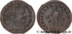 MASSIMIANO ERCOLE Follis ou nummus q.SPL