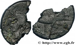 NEMAUSUS - NÎMES Dupondius COL NEM (as), coupé en deux