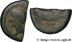 NEMAUSUS - NÎMES Dupondius COL NEM (as), coupé en deux