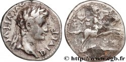 AUGUSTE et CAIUS Denier fourré TB+/TB