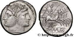 ROMAN REPUBLIC - ANONYMOUS Didrachme ou quadrigatus