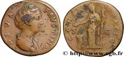 FAUSTINA MOTHER Sesterce XF/VF