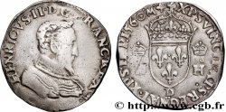 CHARLES IX. MONNAYAGE AU NOM DE HENRI II Teston à la tête nue, 1er type 1560 Lyon