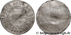 CONFIANCE (MONNAIES DE...) 10 sols de Le Clech 1792 Clermont (Oise) B+/B