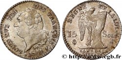 LOUIS XVI 15 sols dit  au génie , type FRANÇOIS 1791 Paris EBC