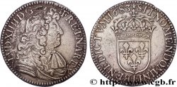 LOUIS XIV  THE SUN KING  Demi-écu, portrait à la cravate courte 1683 Bayonne MBC+