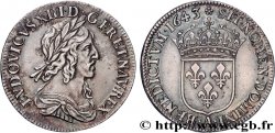 LOUIS XIII  Quart d écu, buste drapé et cuirassé (2e buste de Jean Warin) 1643 Paris, Monnaie de Matignon EBC
