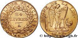 LA CONVENTION 24 livres au génie 1793 Paris