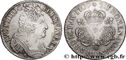 LOUIS XIV  THE SUN KING  Écu aux trois couronnes 1709 Rennes MBC