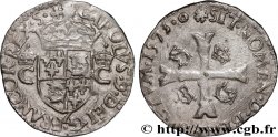 CHARLES IX Douzain du Dauphiné aux deux C couronnés 1573 Grenoble TTB+/TTB