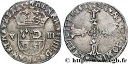 HENRI IV LE GRAND Huitième d écu du Dauphiné 1603 Grenoble TTB