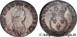 LOUIS XV DIT LE BIEN AIMÉ Écu dit  vertugadin  1716 Paris SUP/TTB+