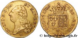 LOUIS XVI Double louis d’or aux écus accolés 1786 Lille TTB+