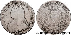 LOUIS XV DIT LE BIEN AIMÉ Écu aux branches d olivier, buste habillé 1739 Bayonne