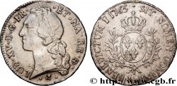 LOUIS XV DIT LE BIEN AIMÉ Écu aux branches d’olivier, tête ceinte d’un bandeau 1765 Pau