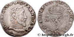 HENRI II Teston à la tête nue, 5e type 1555 Toulouse