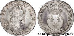 LOUIS XV THE BELOVED Écu dit  vertugadin  1716 La Rochelle