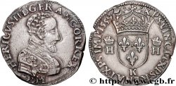 FRANCIS II. COINAGE IN THE NAME OF HENRY II Teston à la tête nue, 3e type 1559 Bordeaux