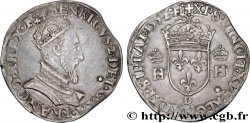 HENRY II Teston à la tête couronnée 1552 Lyon MBC+