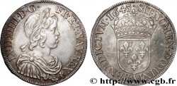 LOUIS XIV LE GRAND OU LE ROI SOLEIL Demi-écu, portrait à la mèche courte 1643 Paris, Monnaie du Louvre SUP